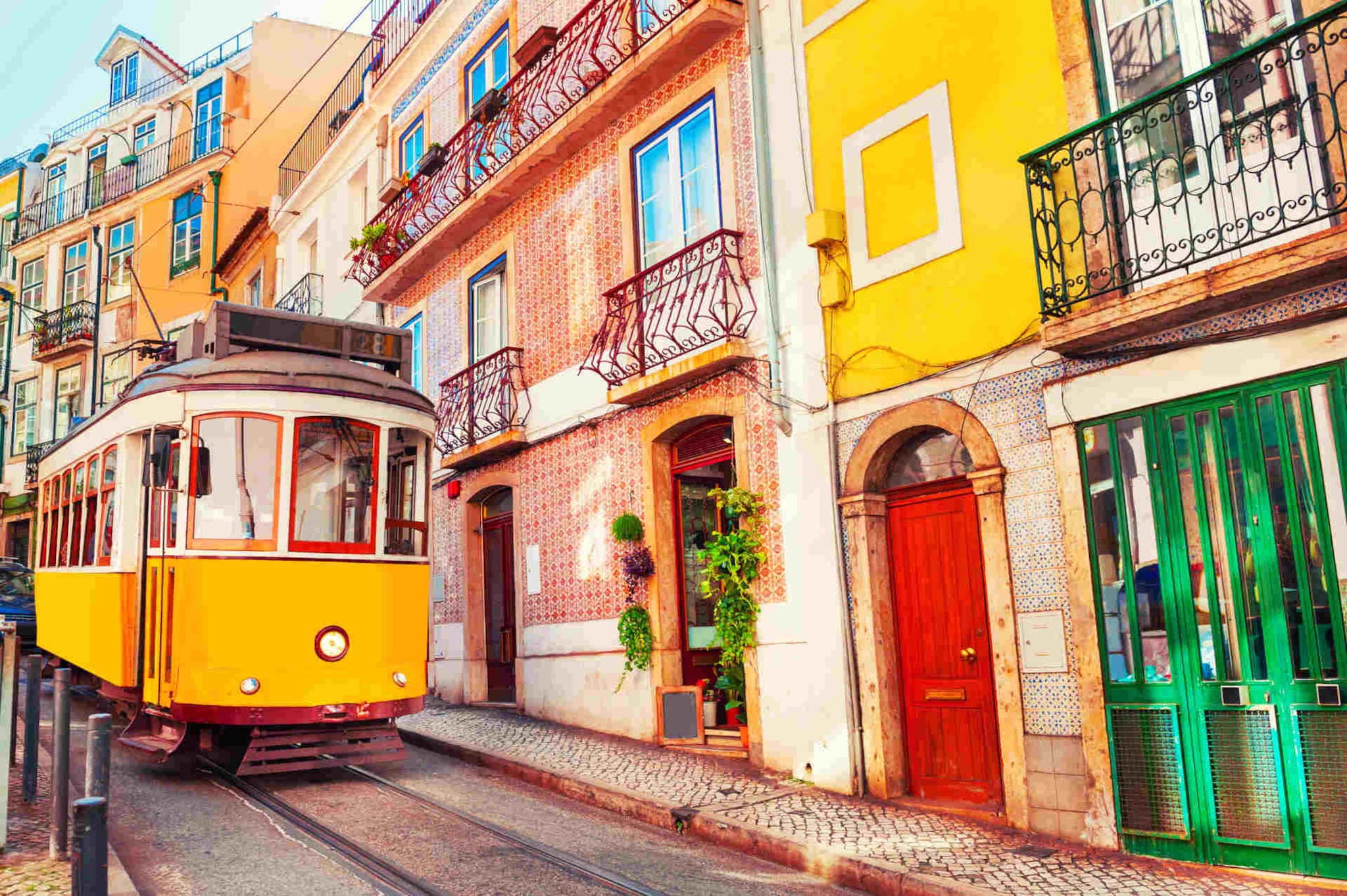 Cose da vedere a Lisbona: foto di tram Lisbona