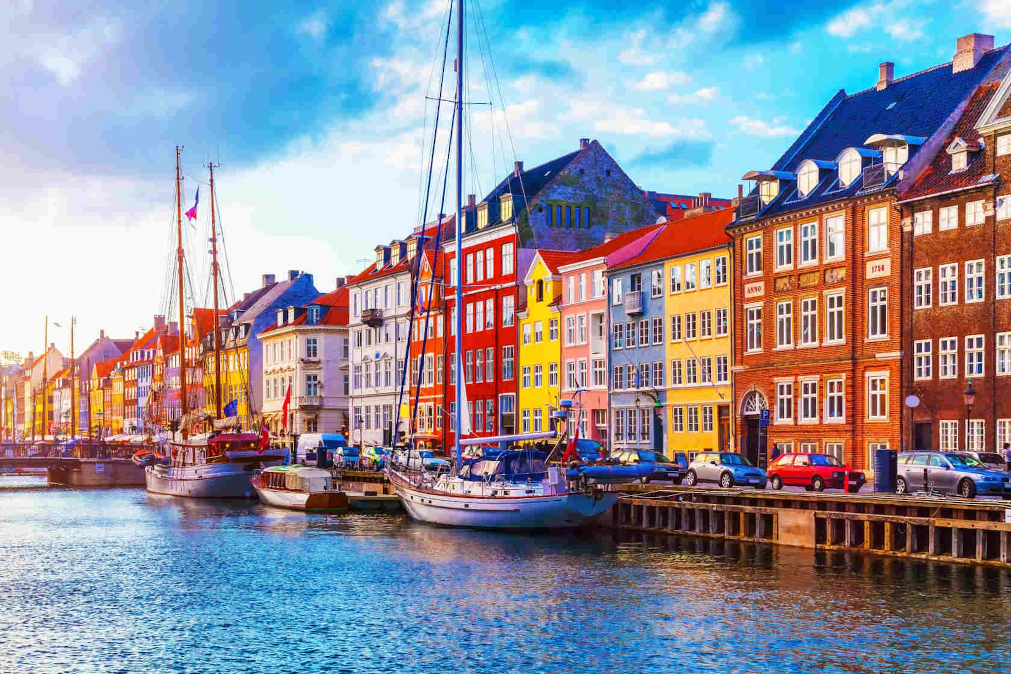Cosa vedere a Copenaghen: immagine del molo di Nyhavn